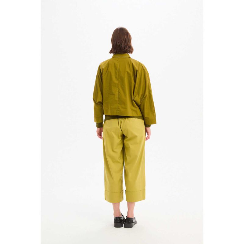 TIRELLI Wide Crop Poplin Overshirt image number 5